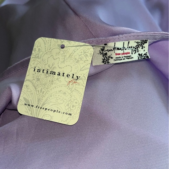 NWT Lavender Free People Intimately SLIP DRESS sz medium M - Picture 7 of 8